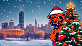 Chicago Bears Christmas Wallpaper
