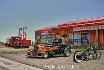American Diner Art From Your Car Or Bike Photo