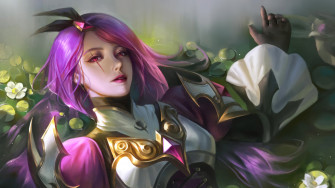 Katarina Battle Queen Lol Art 4k Wallpaper