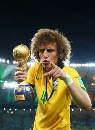 David Luiz Pictures Brazil V Spain Final Zimbio