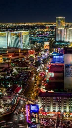 Las Vegas iPhone Wallpaper Top