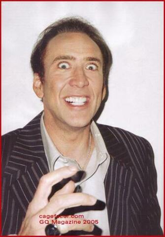 Nicolas Cage Creepy Face