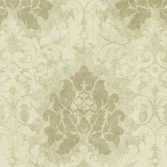 Tan White Hav40724 Haven Damask Wallpaper Traditional