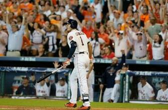 Oct Houston Tx Usa Astros Shortstop Carlos Correa