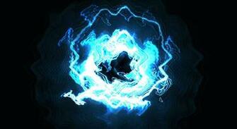 Abstract Blue Wallpaper Dark Warp Black