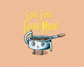 Cartoon Food Wallpaper Top Background
