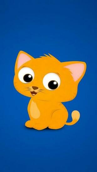 Cute Cartoon Cat Beautiful Wallpaper For Your Desktop