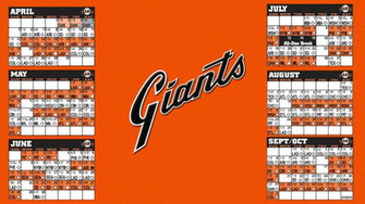 Sf Giants Schedule Wallpaper