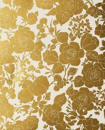 White And Gold Wallpaper