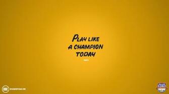 Play Like A Champ Today Notre Dame Wallpaper By Chadski51 On