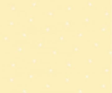 Decorline Carousel Ditsy Single Stars Wallpaper Yellow