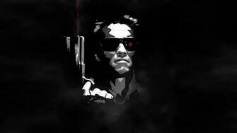 Arnold Schwarzenegger Terminator Genisys Wallpaper Black