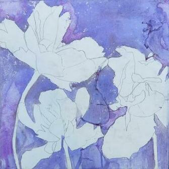 Then Blocked In Some Of The Basic Colours I Would Be Using To