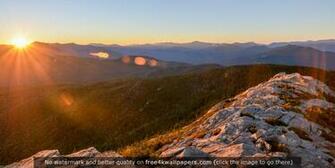 Sun Setting On Mount Chocorua In New Hampshire Wallpaper Here