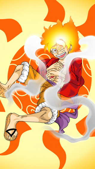Luffy Sun God Nika Gear 4k Wallpaper iPhone HD Phone 3931g