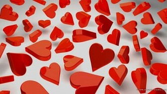 Love Red Wallpaper Hearts