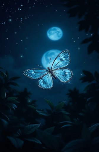 Night Butterfly Wallpaper