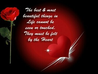 Red Heart Rose Wallpaper