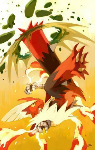 Mega Blaziken By Bluekomadori