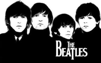 Beatles Wallpaper Black And White Desktop