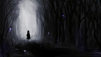 Evil Smiles Anime Drawn Wallpaper Forests