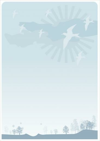Letter Background Birds By Leboef