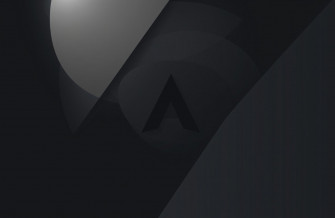 Black Arch Linux Wallpaper