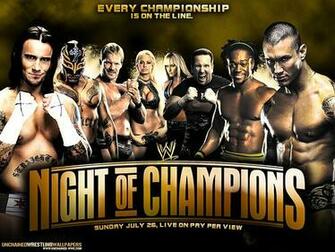 Wwe Night Of Champions Wallpaper Unchained A Photo On