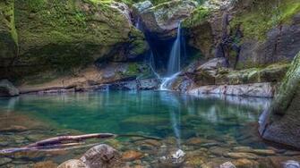 Desktop Wallpaper Nature Waterfalls Waterfall In California