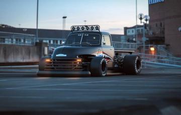 Wallpaper Machine Car Twin Engined Chevy Pickup Image For