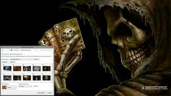 Scary Dark Skulls Windows Theme