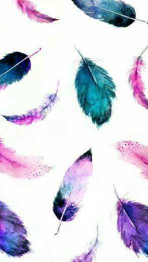 Feathers Pattern Boho Bohemian Background Background