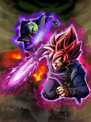 Dokkan Battle Lr Black And Zamasu Wallpaper 1440p By