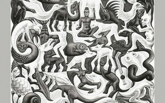 Art Background Computer Escher Wallpaper Jpg