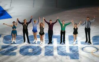 Figure Skating On The Ice At Olympics In Sochi