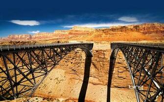 Navajo Bridge Over Colorado River Wallpaper HD