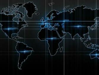 Cool Desktop Wallpaper With Word Map In Digital Version HD