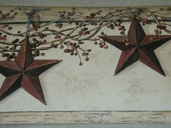 Country Primitive Kitchen Border