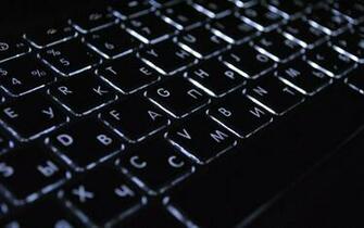 High Tech HD Wallpaper Mac Apple Macbook Black Keyboard Blue