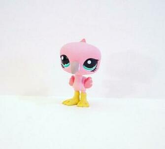Littlest Pet Shop Pink Flamingo Lps And Similar Items