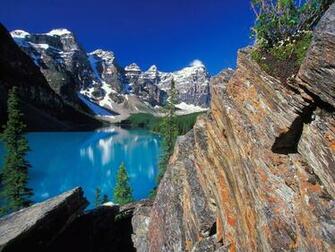 Moraine Lake And Valley Desktop Pc Mac Wallpaper