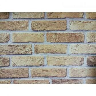 Brick White Embossed Vinyl Faux Stone Wallpaper Thick 50cm M Jpg