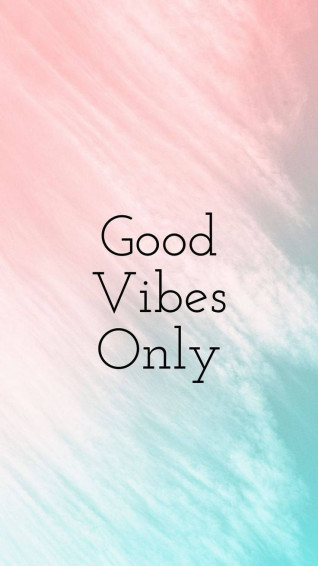 Good Vibes Pink Blue Aesthetic Faerh8wn4tzpxz1y Wallpaper