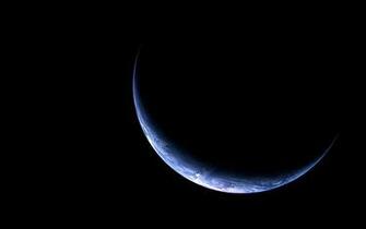 Crescent Moon Wallpaper Stock Photos