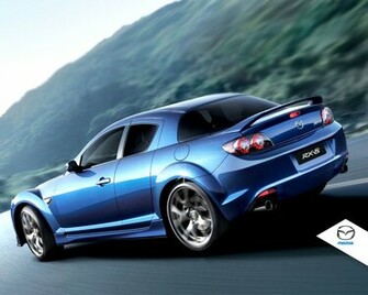 Wallpaper Mazda Rx8 Silver