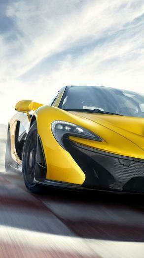 Yellow Mclaren P1 iPhone Plus And Wallpaper