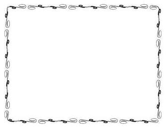 Border Scrolls A Fancy Seamless That Can Be Used On Letter