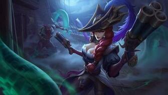 Miss Fortune Cool Lol Fan Art By Naifan Zhang Wallpaper And