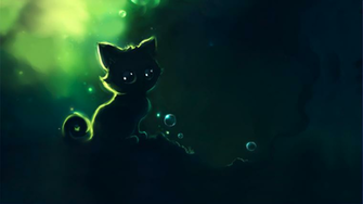 Kittens Apofiss Animals Cat Painting Wallpaper