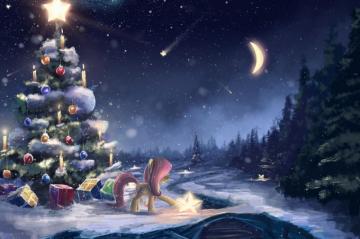 Christmas Winter Fantastic World Horses Magical Animals My Little